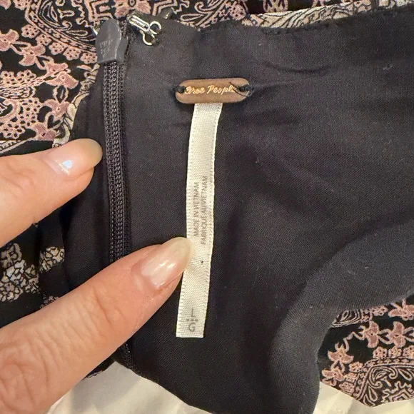 Free People seven wonders open back boho Mini Dress - Picture 14 of 16